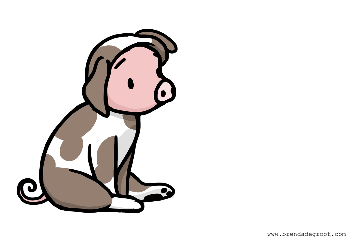Pig in dog suit speciesism - Copyright: Brenda de Groot