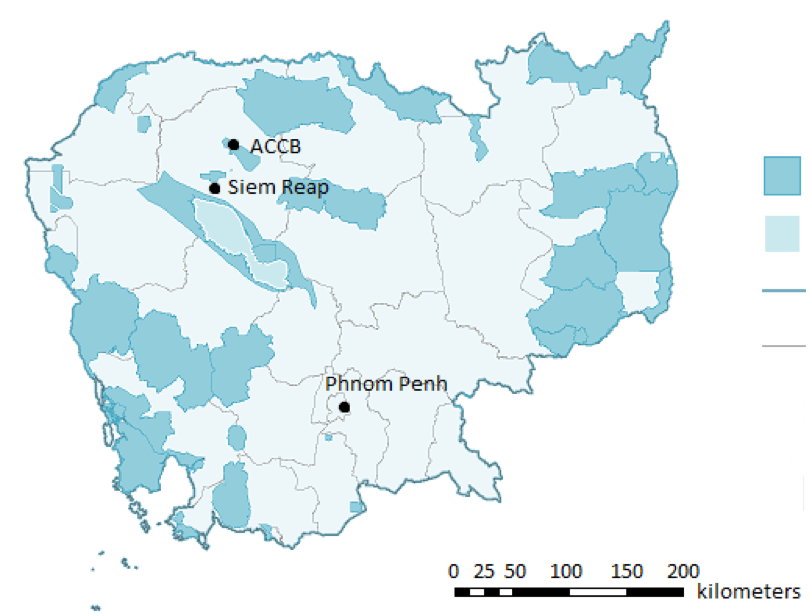 Cambodia map