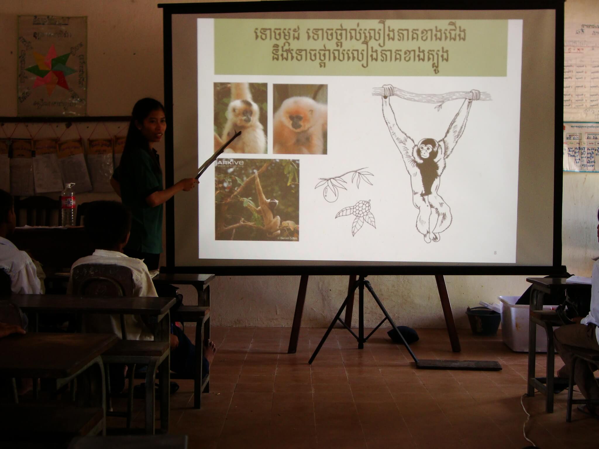 Primate conservation education program - Brenda de Groot